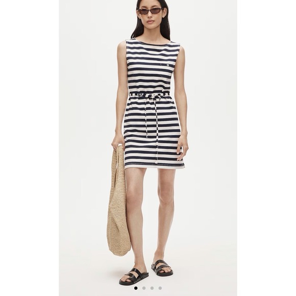 J. Crew Dresses & Skirts - J CREW XS Vintage jersey mini dress in stripe CV656